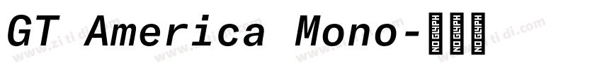 GT America Mono字体转换